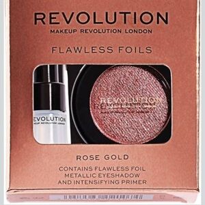 Revolution Flawless Foils Metallic Rose Gold Eyeshadow